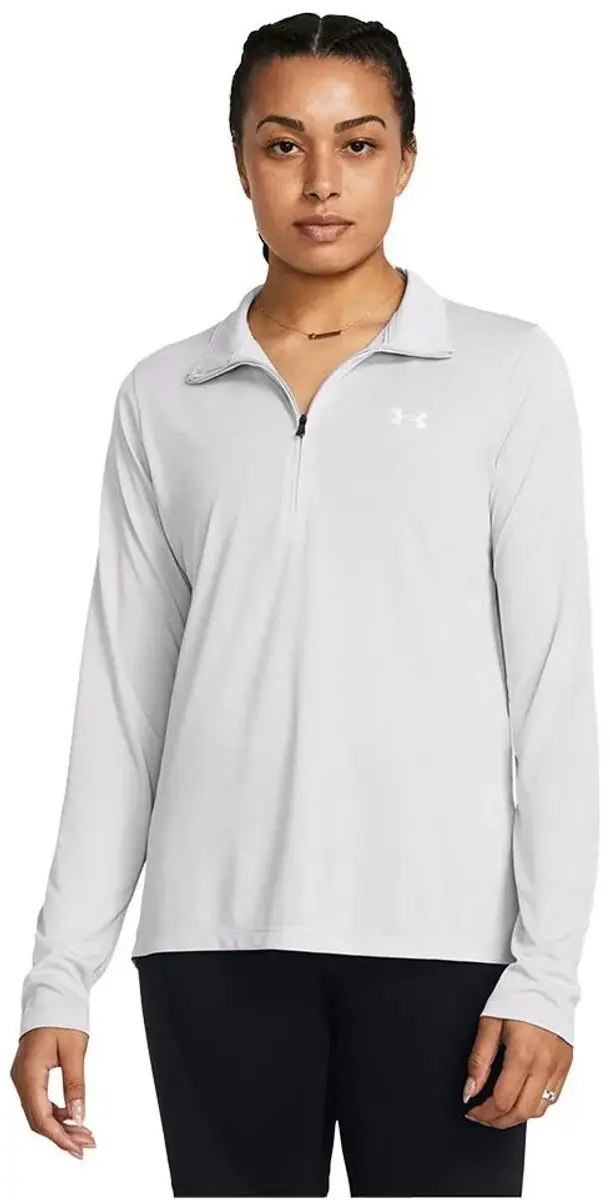 Under Armour Tech 1/2 Zip-Twist Dames Shirt - M - Halo Gray