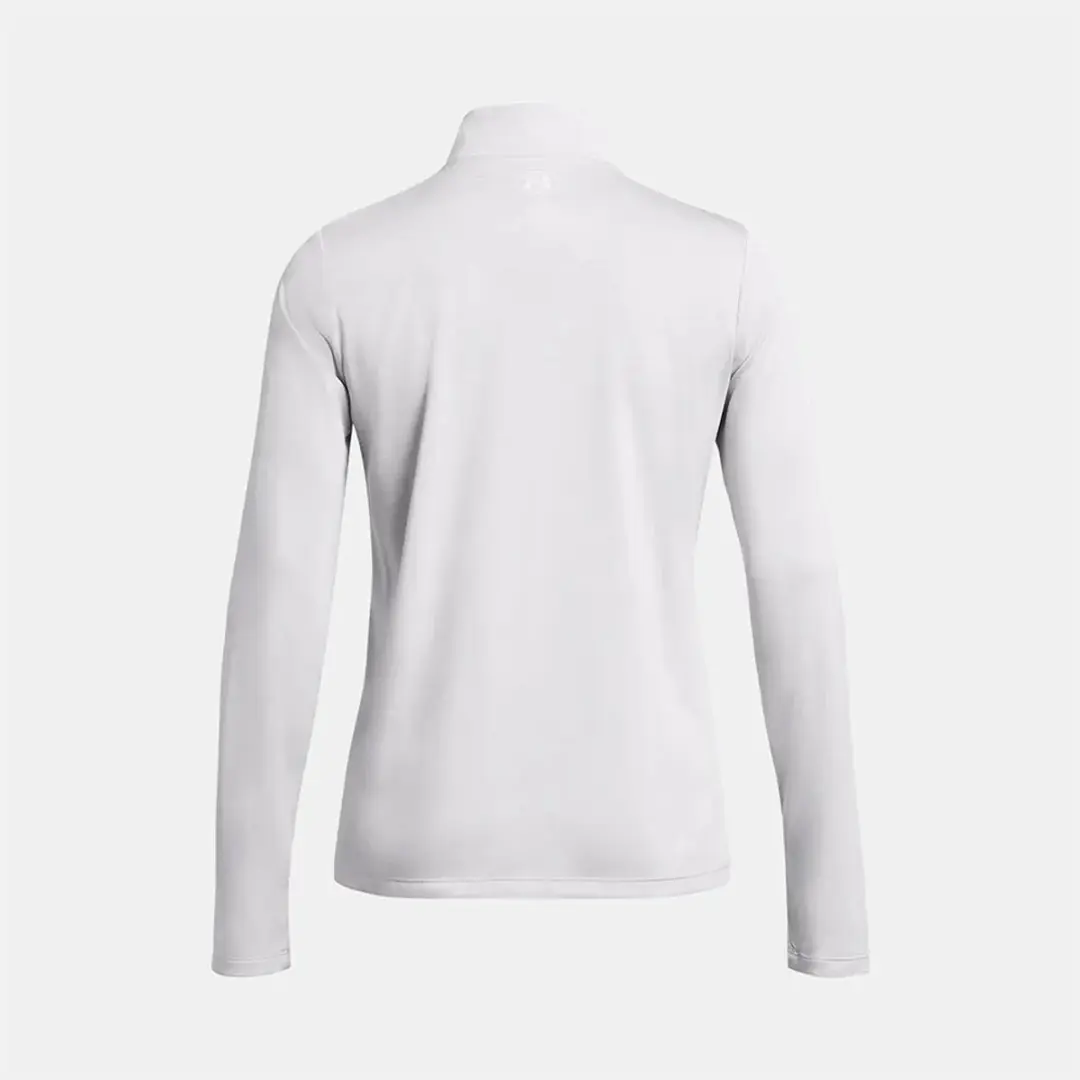 Under Armour Tech 1/2 Zip-Twist Dames Shirt - M - Halo Gray - afbeelding 6 van 6