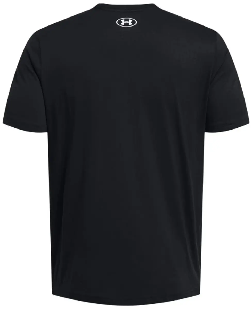 Under Armour UA Sportstyle Logo Update Heren Sportshirt - Zwart/Wit