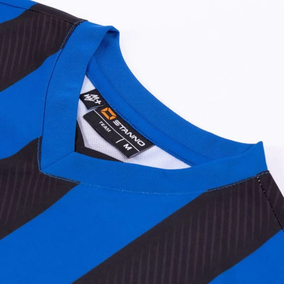 Stanno Aspire Long Sleeve Shirt XXL - Zwart/Blauw