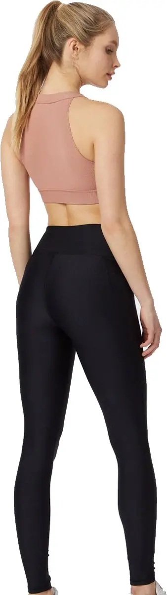 Under Armour Tech HiRise Legging Dames - XS - Zwart