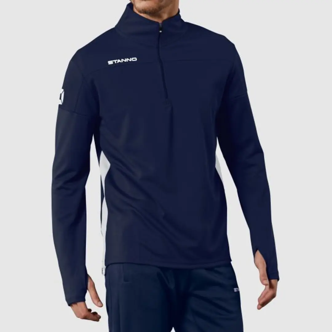 Stanno Pride 1/4 Zip Top - 164 - Navy/Wit