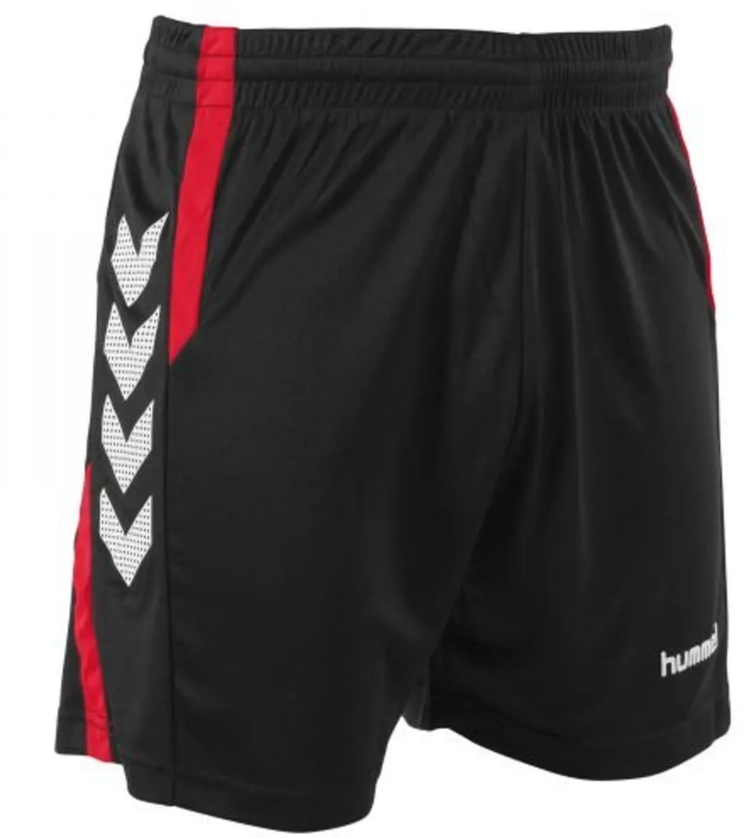 Hummel Aarhus Shorts Sportbroek 128 - Zwart/Rood - afbeelding 6 van 6