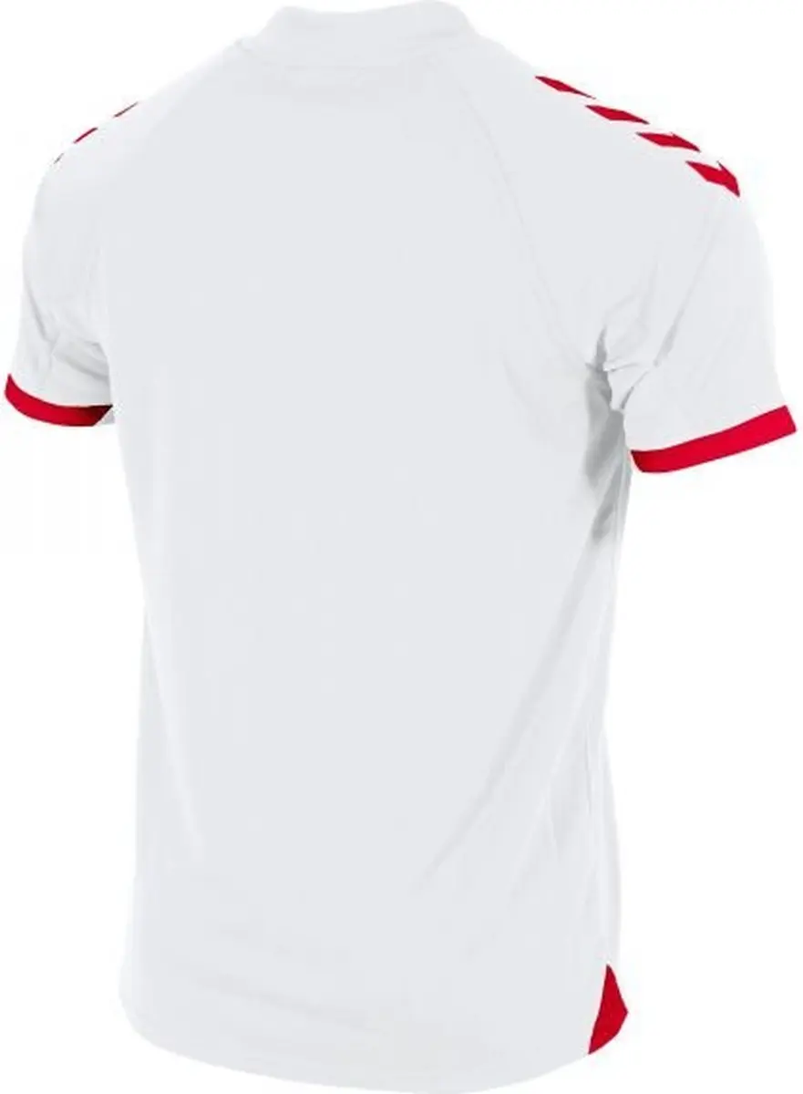 Hummel Fyn Shirt Heren - Wit/Rood M - afbeelding 6 van 6