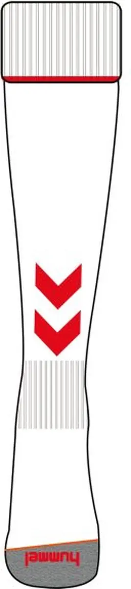 Hummel Primary Sokken - Maat 41-44 Wit/Rood