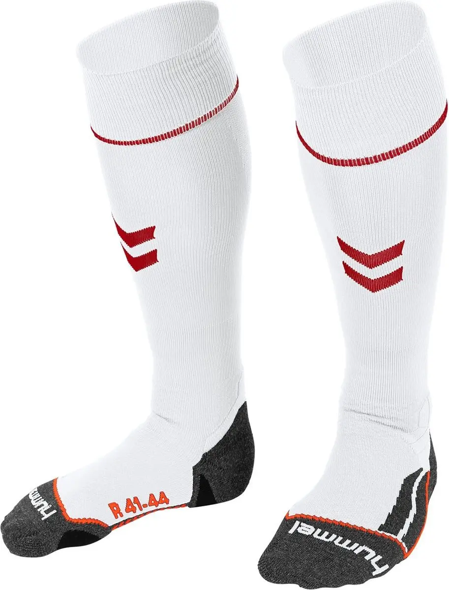 Hummel Primary Sokken - Maat 41-44 Wit/Rood