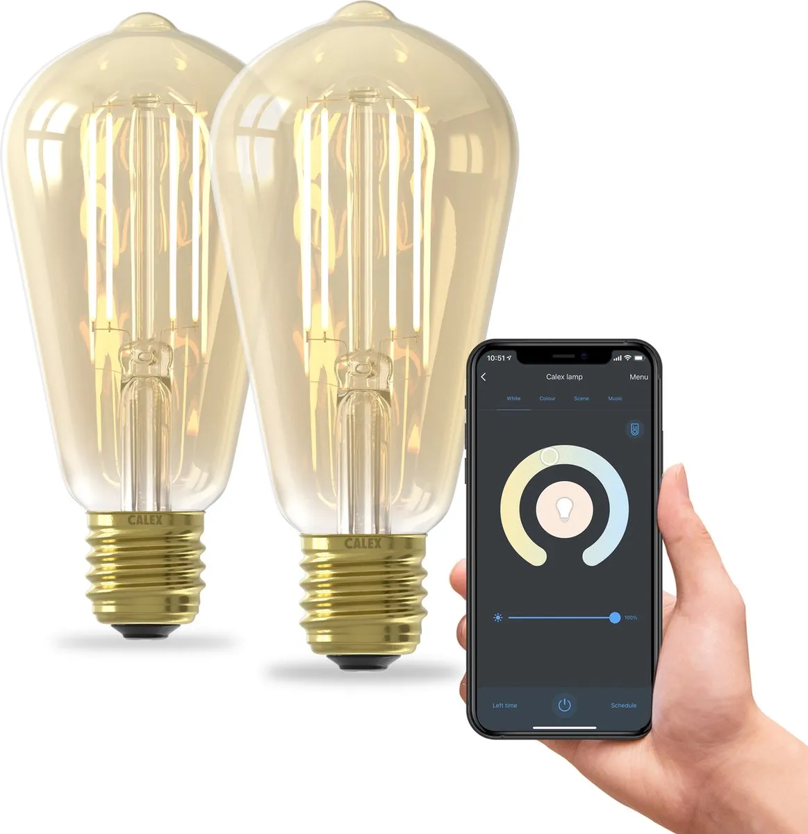 Calex Slimme LED Filamentlamp E27