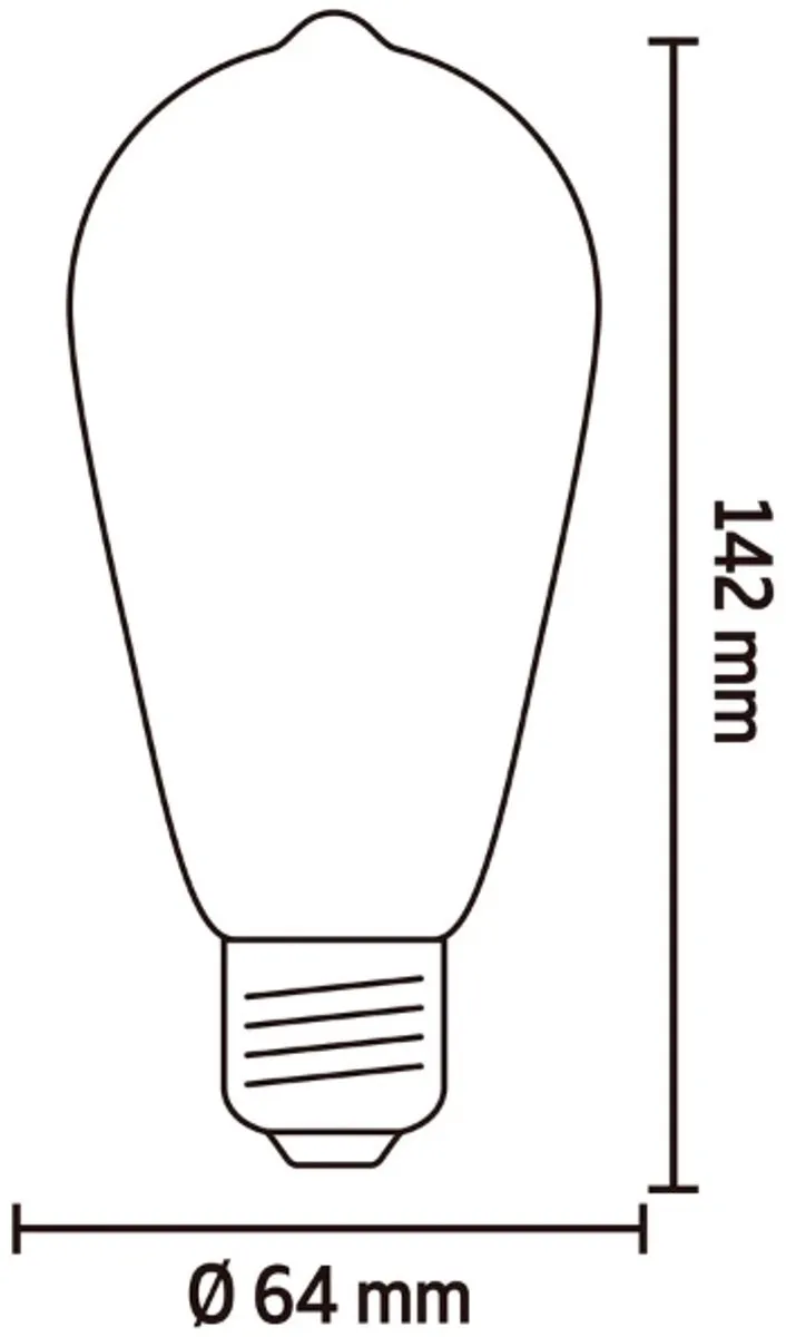 Calex Slimme LED Filamentlamp E27 - 7W - Warm Wit - Set van 2