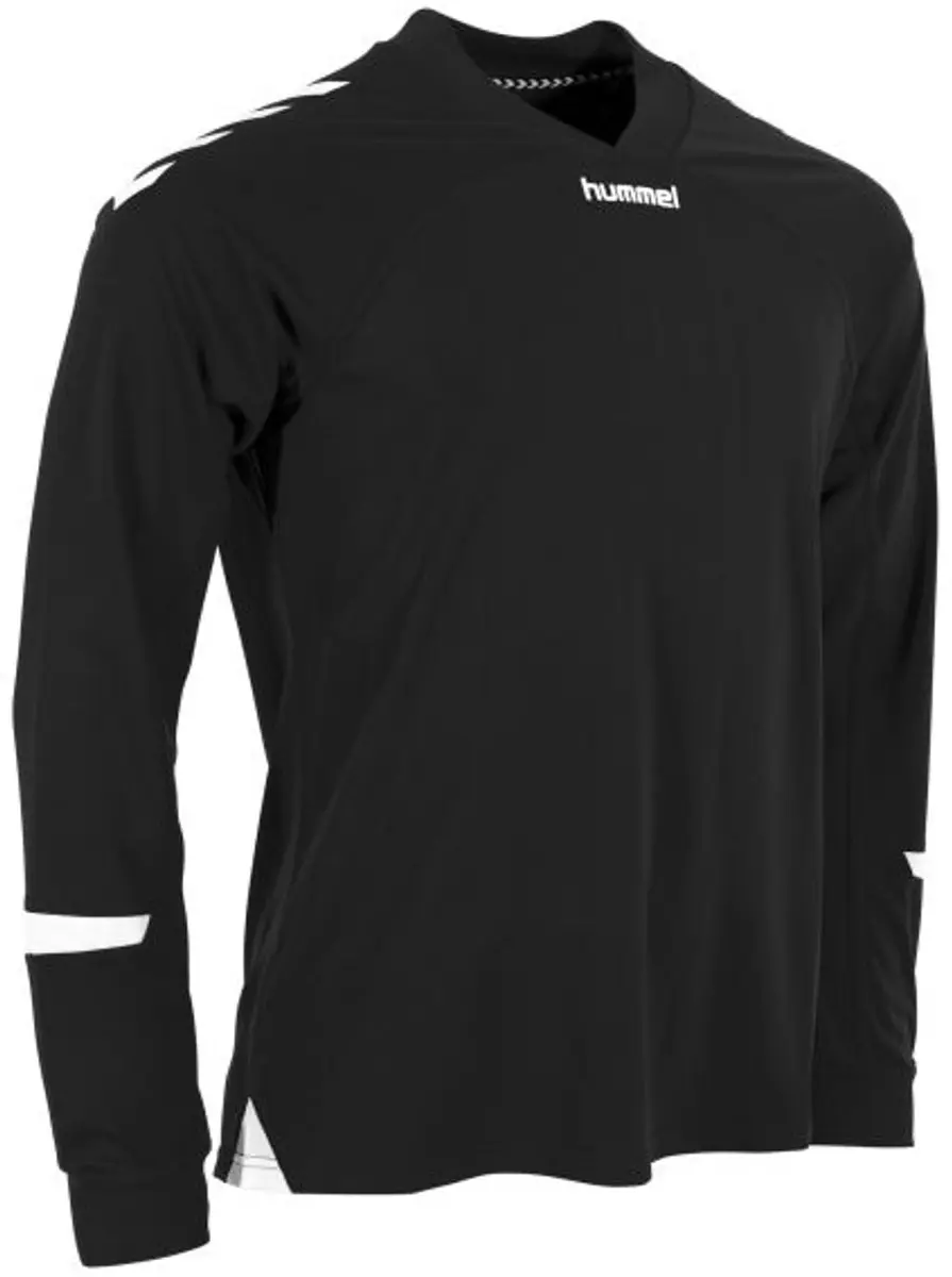 Hummel Fyn Voetbalshirt Lange Mouw Kinderen 140 - Zwart/Wit