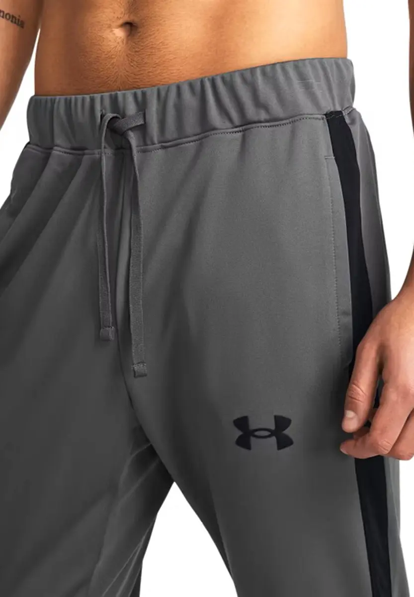 Under Armour UA Rival Knit Trainingspak Castlerock/Zwart M - afbeelding 6 van 6