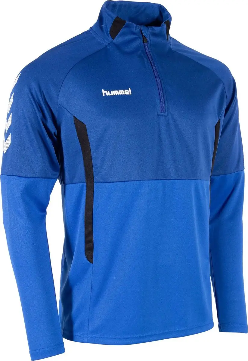 hummel Authentic 1/4 Zip Sporttrui - XXXL - Blauw - afbeelding 6 van 6