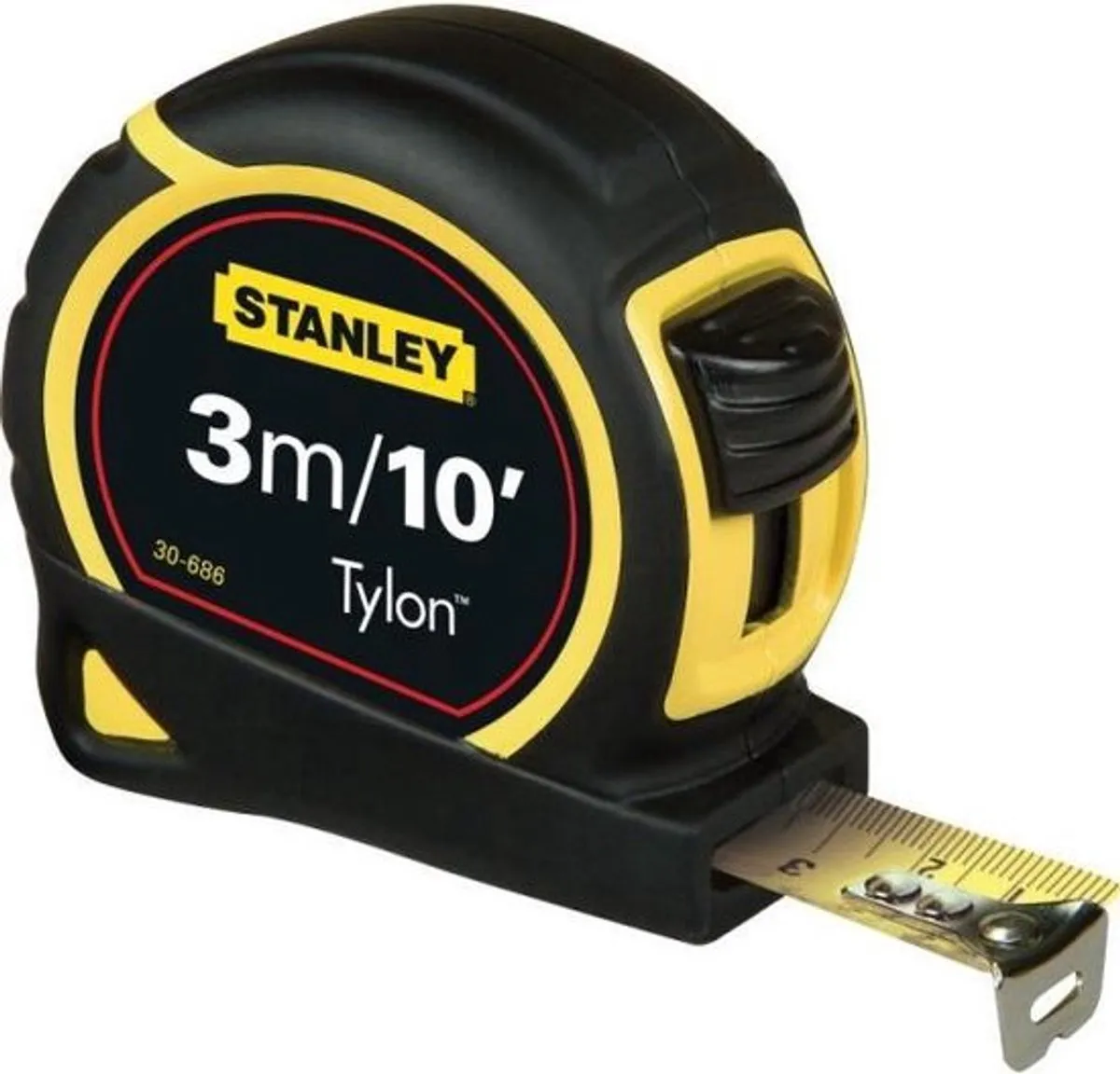 Stanley Rolbandmaat Tylon 3m/10ft - 12,7mm - Geel