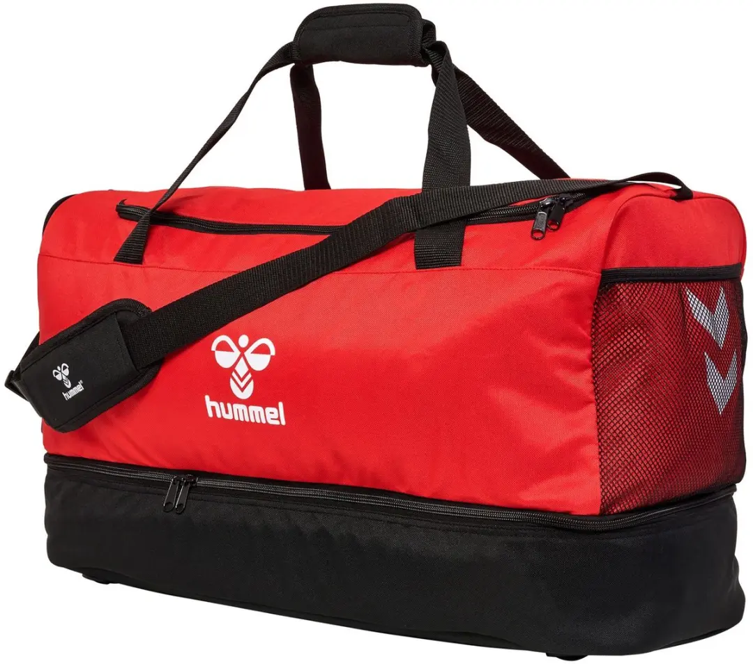 Hummel Sporttas Core 2.0 M - 4 Vakken - Rood/Zwart