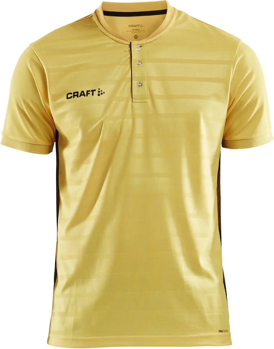Craft Pro Control Shirt Korte Mouw - Geel L