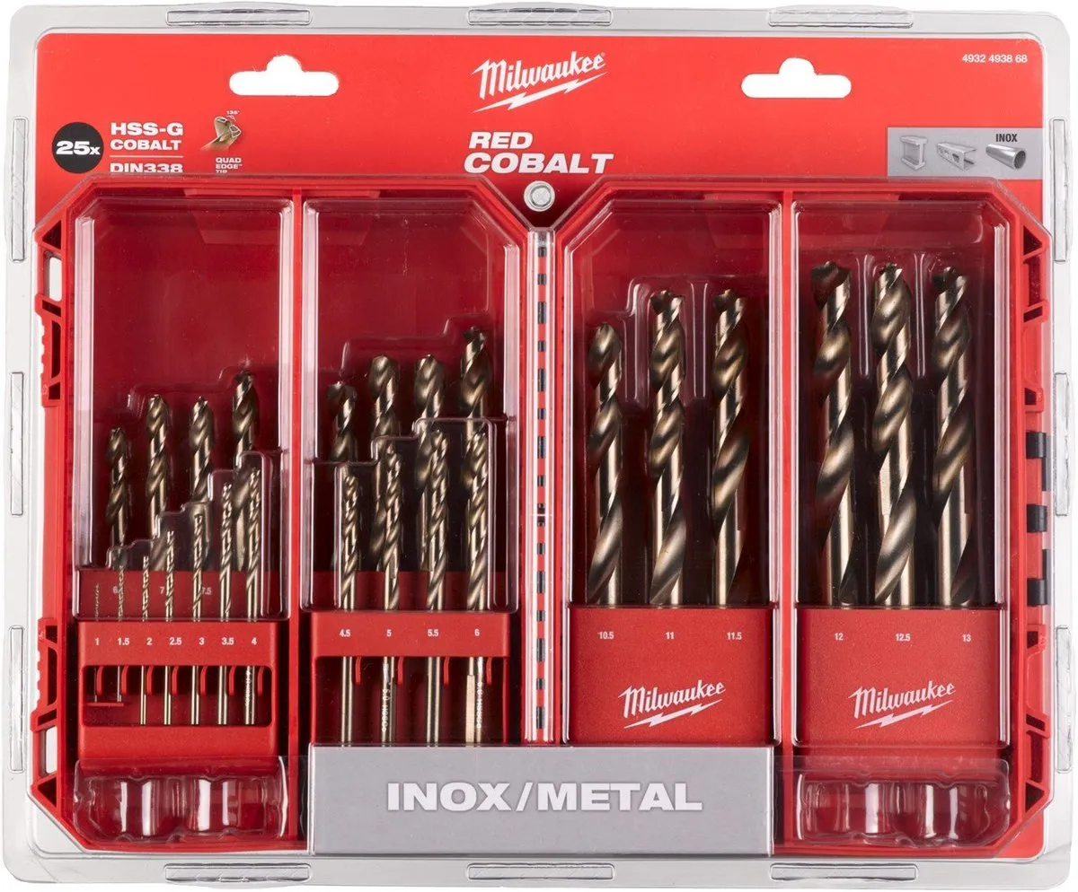 Milwaukee Metaalboren Set 25-delig