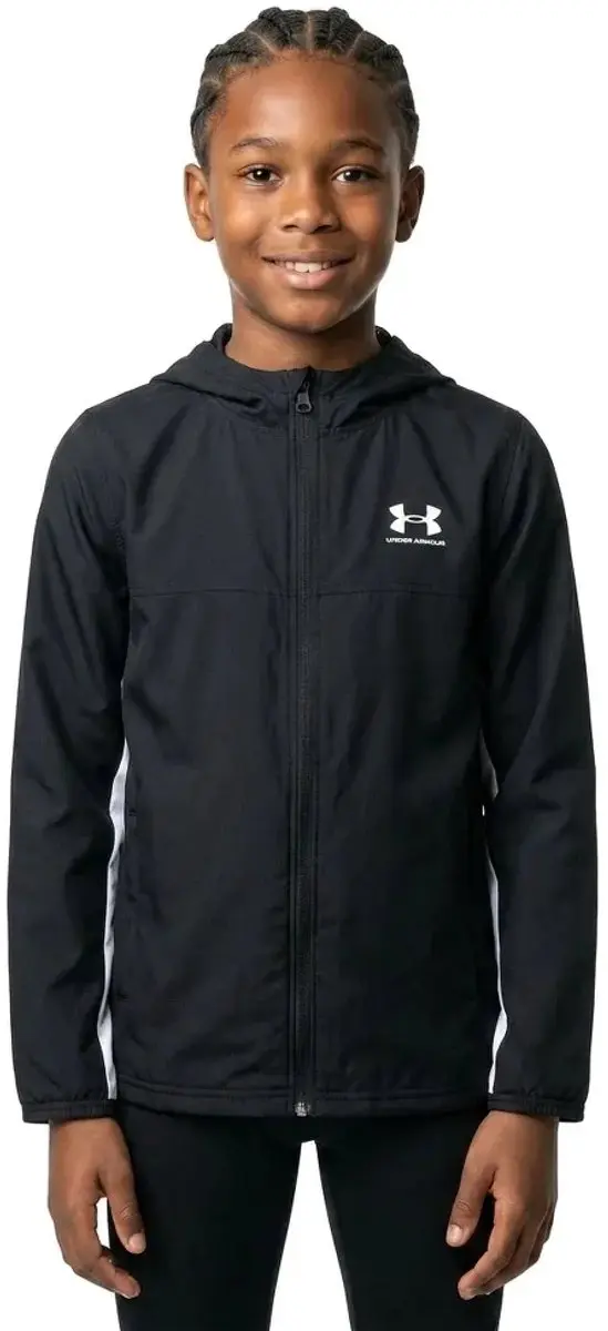 Under Armour UA B Rival Wvn Jacket Jongens Sportvest - 140 - Zwart