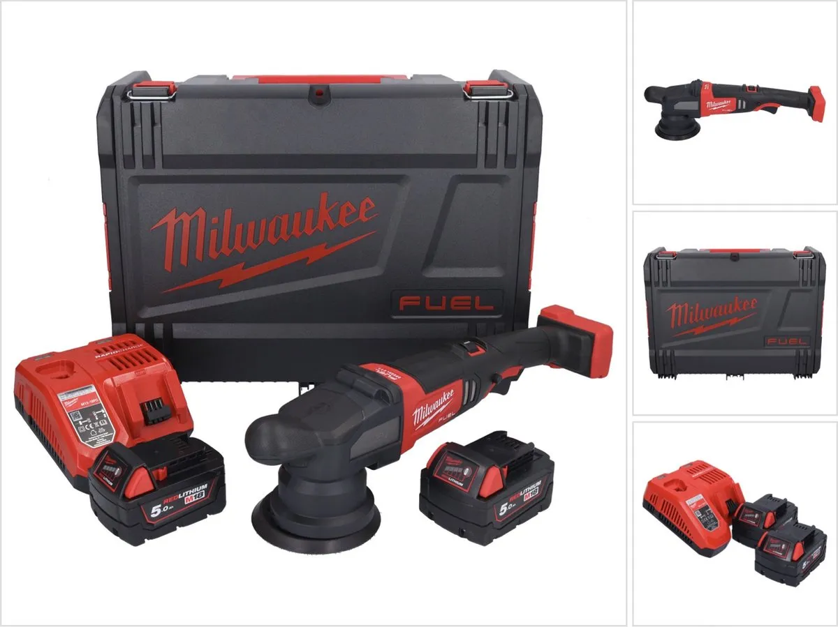 Milwaukee M18 FROP15-502X Excentrische Polijstmachine 125mm