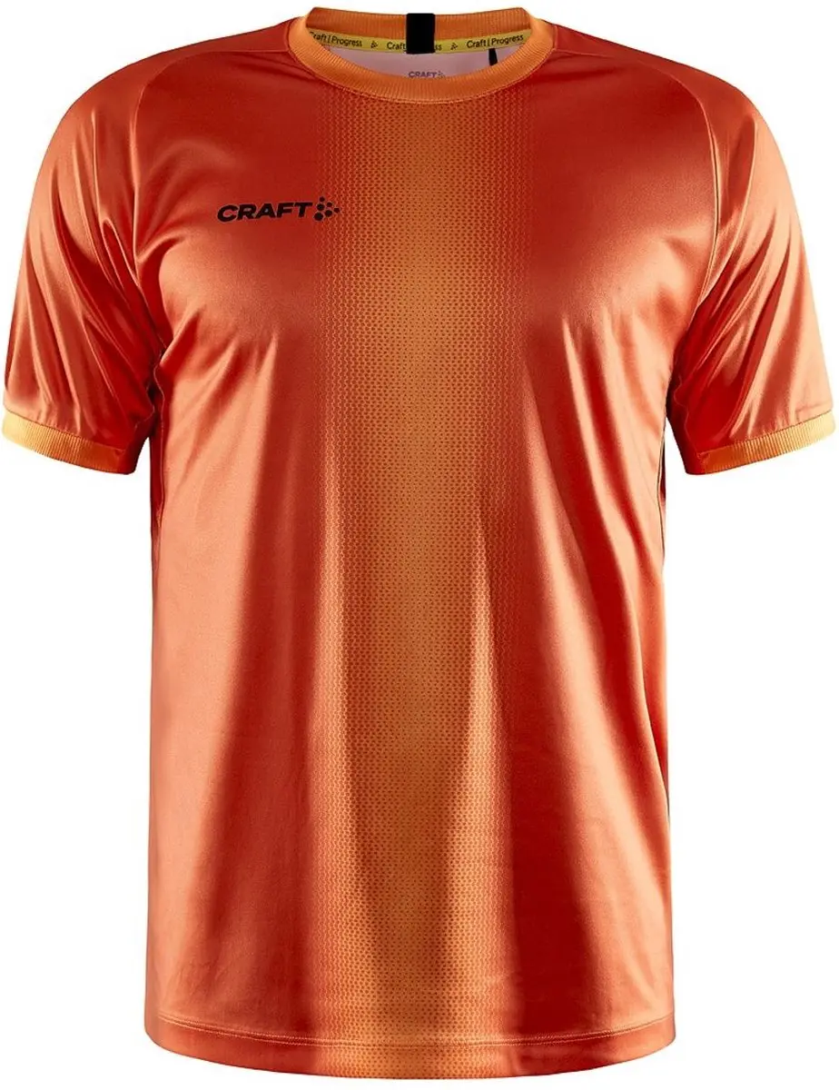 Craft Progress 2.0 Shirt Heren - XL - Oranje/Zwart