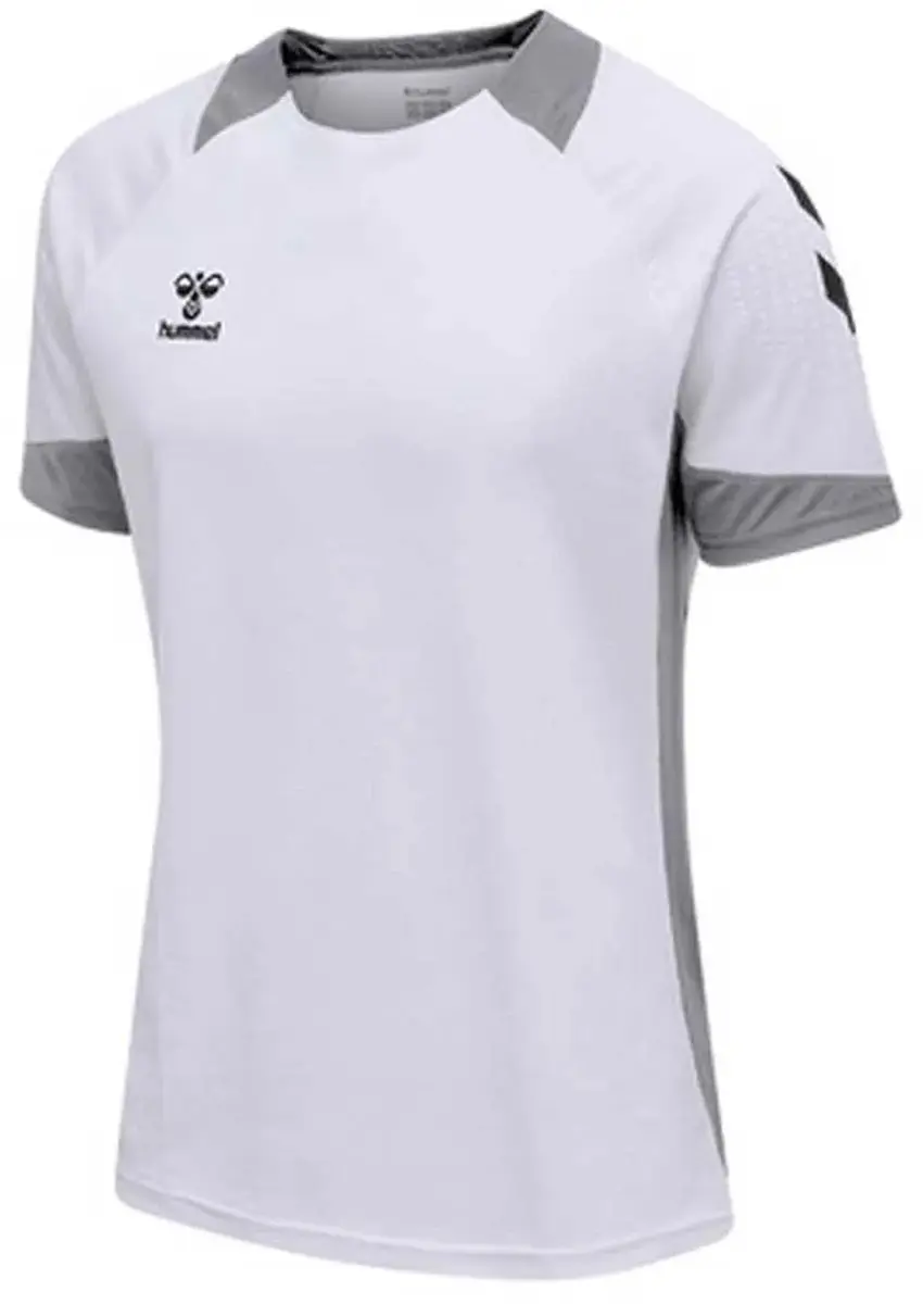 Hummel Lead Poly T-shirt Wit 140 cm