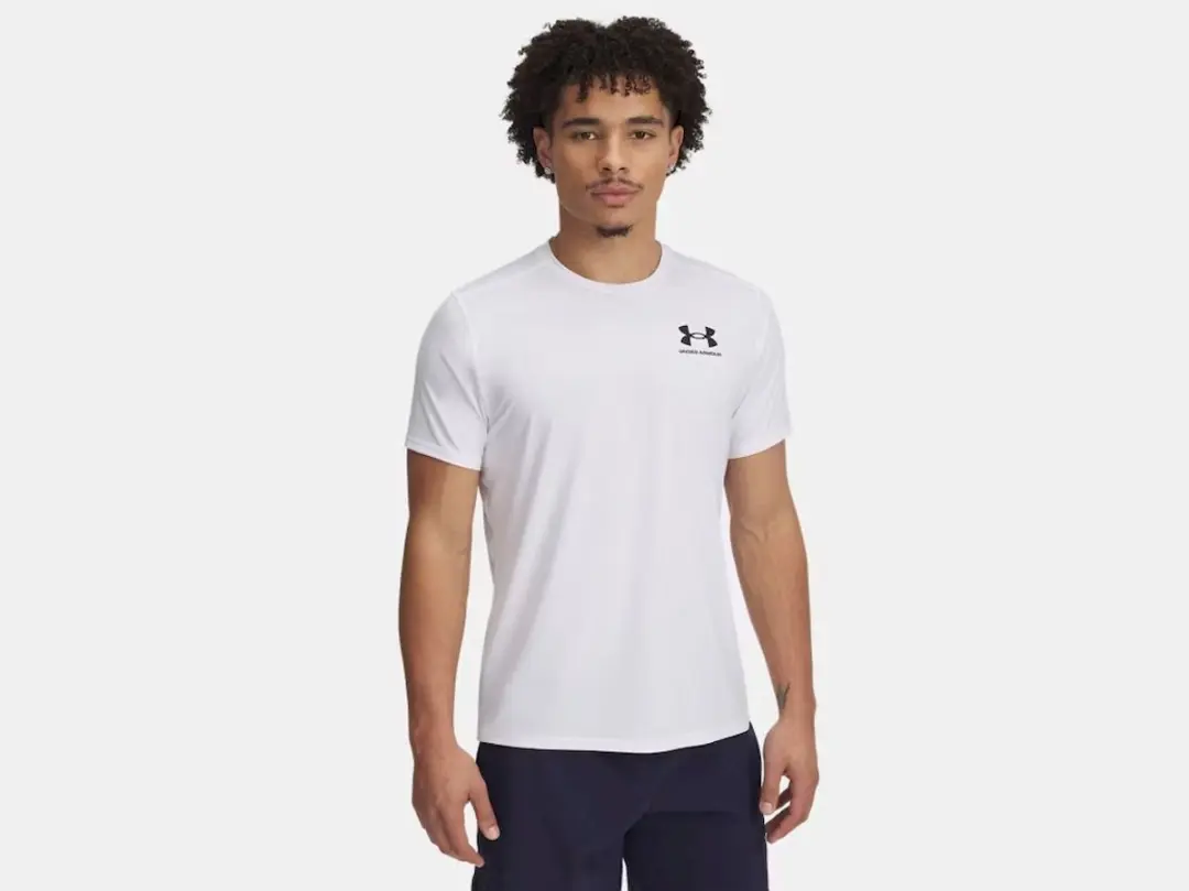 Under Armour Heatgear Fitted SS T-shirt - Wit - XL - afbeelding 6 van 6