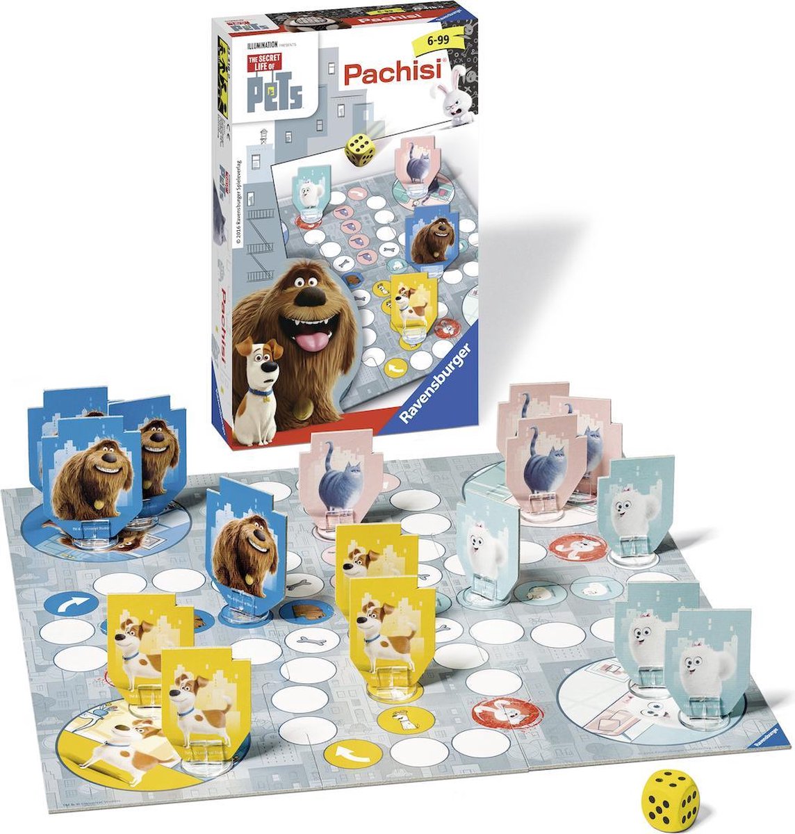 Ravensburger Secret Life of Pets Pachisi® - pocketspel