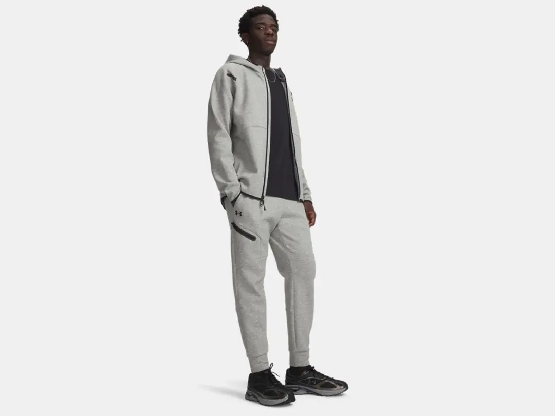 Under Armour Unstoppable Fleece Joggingbroek M - Grijs - afbeelding 6 van 6