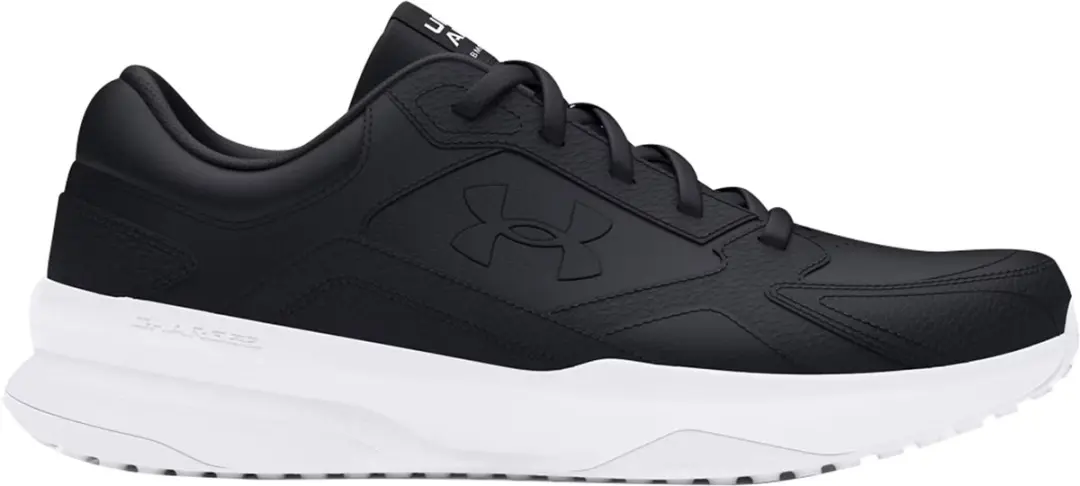 Under Armour UA Edge LTHR Heren Sportschoenen 43 - Zwart/Wit