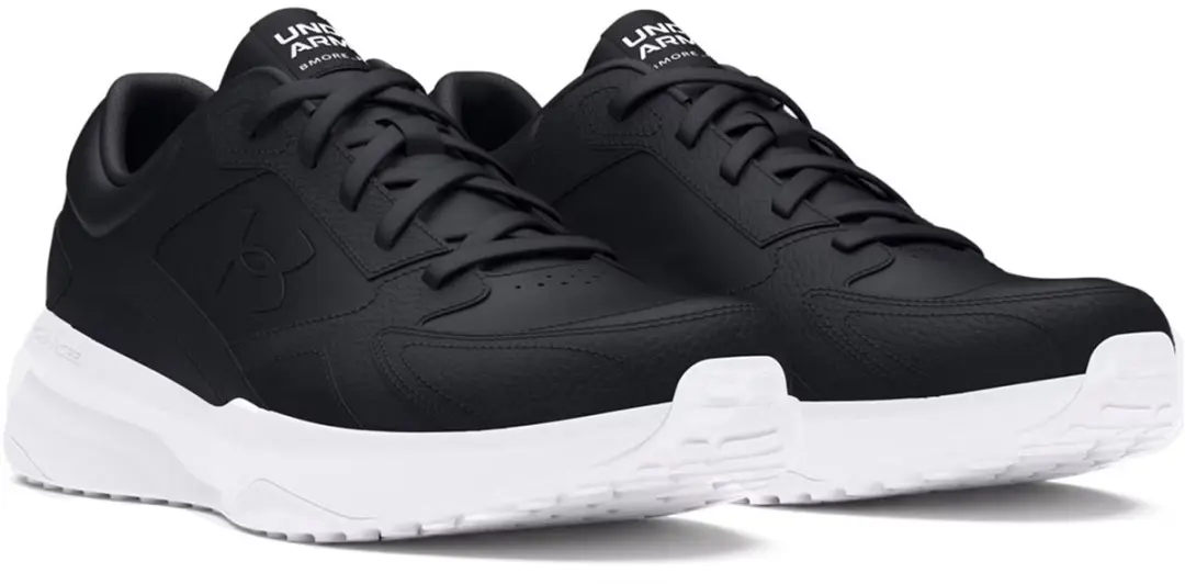 Under Armour UA Edge LTHR Heren Sportschoenen 43 - Zwart/Wit