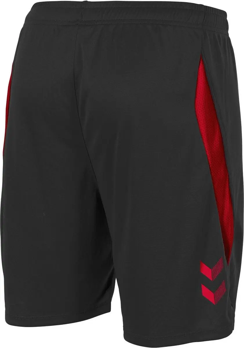 Hummel Boston Shorts 140 - Sportbroek - Zwart/Rood
