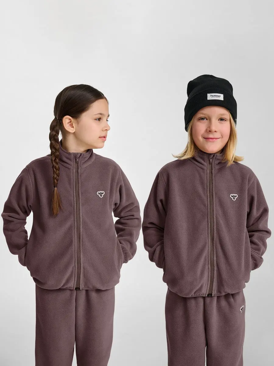 Hummel Bee 229804 Fleece Zip Jacket - 146 Peppercorn