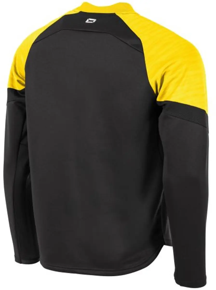 Stanno Bolt Quarter Zip Top 152 - Zwart/Geel