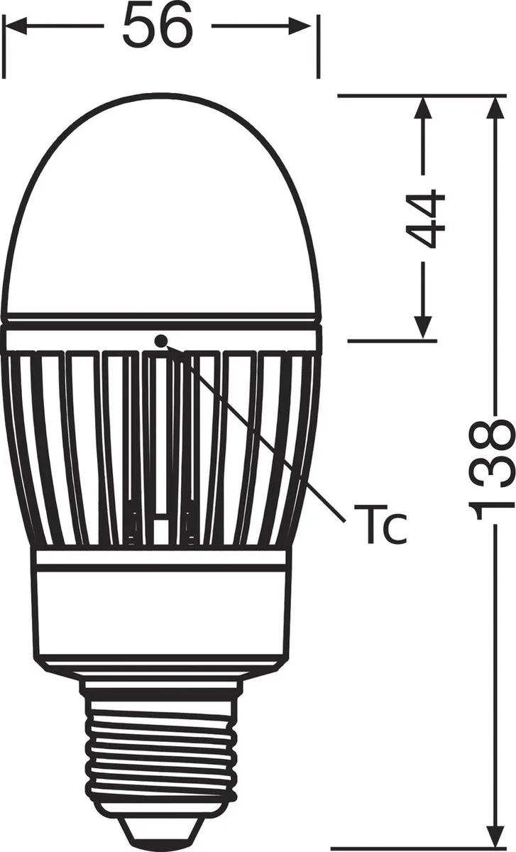 LEDVANCE HQL LED P E27 14.5W 2000lm - Koel wit - afbeelding 3 van 4
