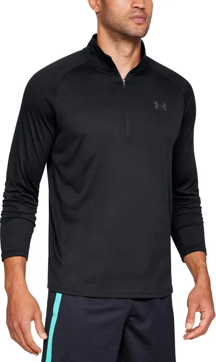 Under Armour Tech 2.0 1/2 Zip Heren Sporttrui - Zwart
