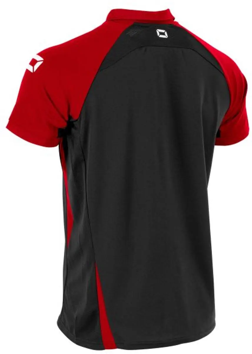 Stanno Stadio Polo M - Zwart/Rood - afbeelding 6 van 6