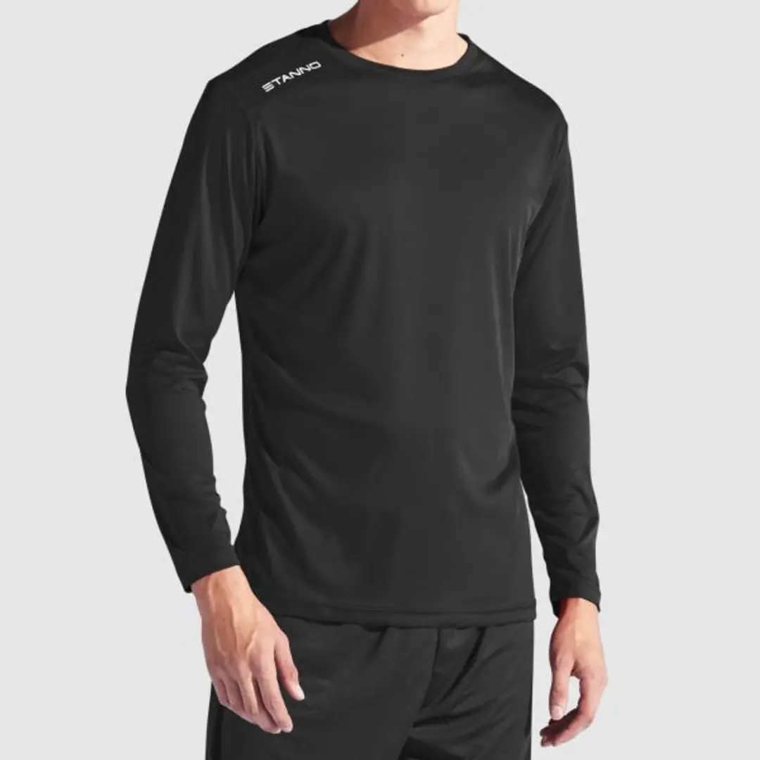 Stanno Field Longsleeve Shirt XL - Zwart
