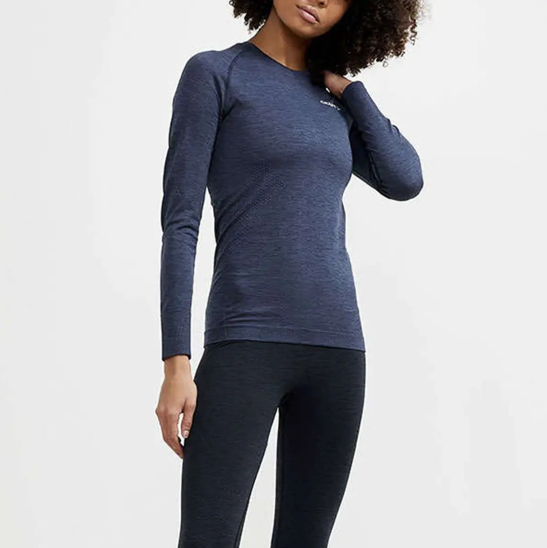 Craft Core Dry Active Comfort Shirt Dames XS - Donkerblauw