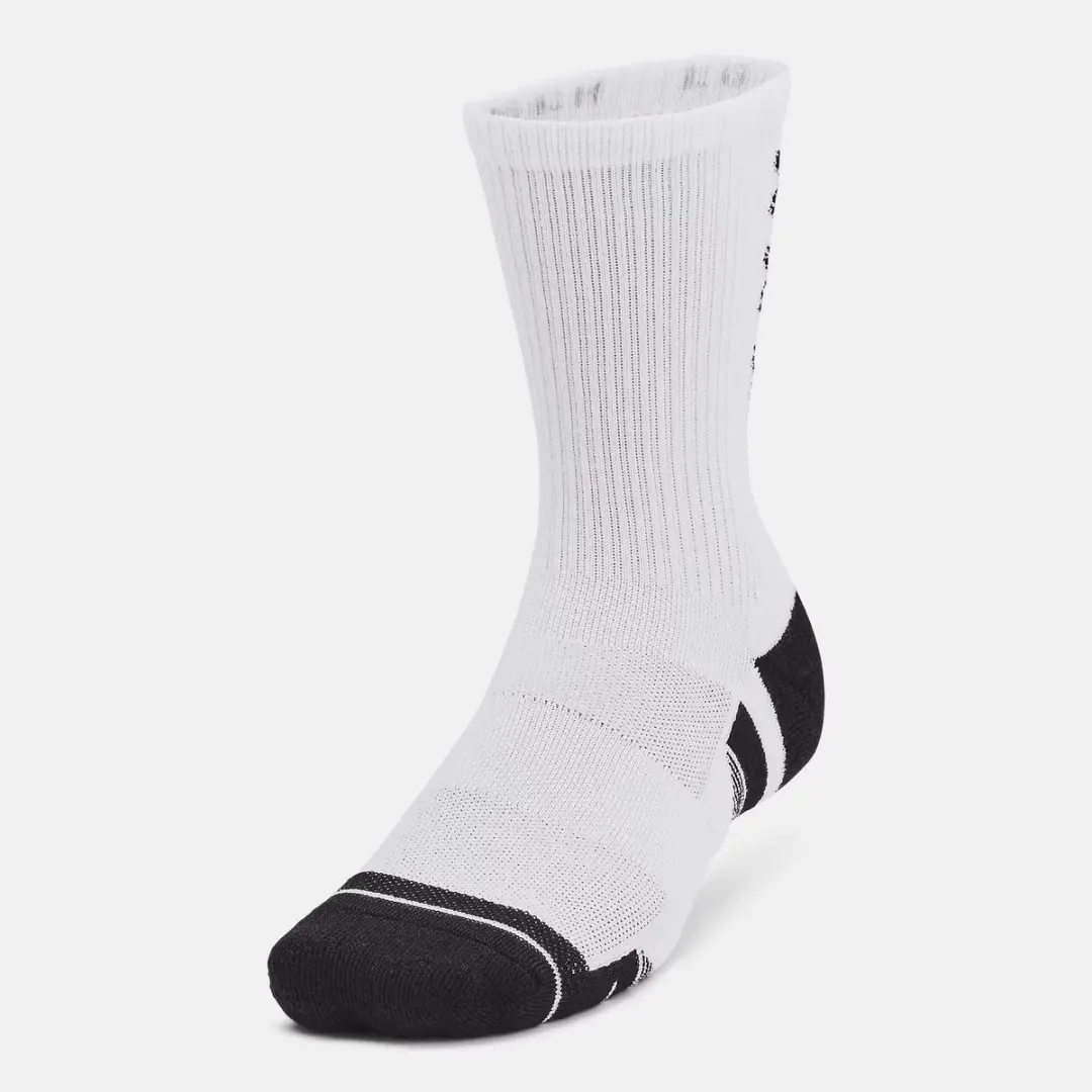 Under Armour UA Perf Tech Nov 3Pk Crew - 3 Stuks - Wit