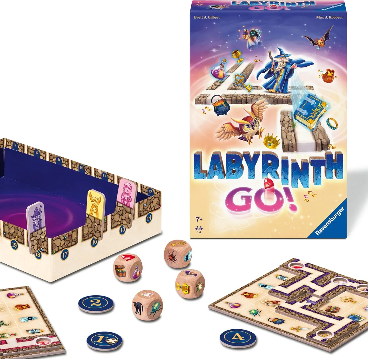 Ravensburger Labyrinth Go Bordspel 2-4 Spelers - MPN 24699