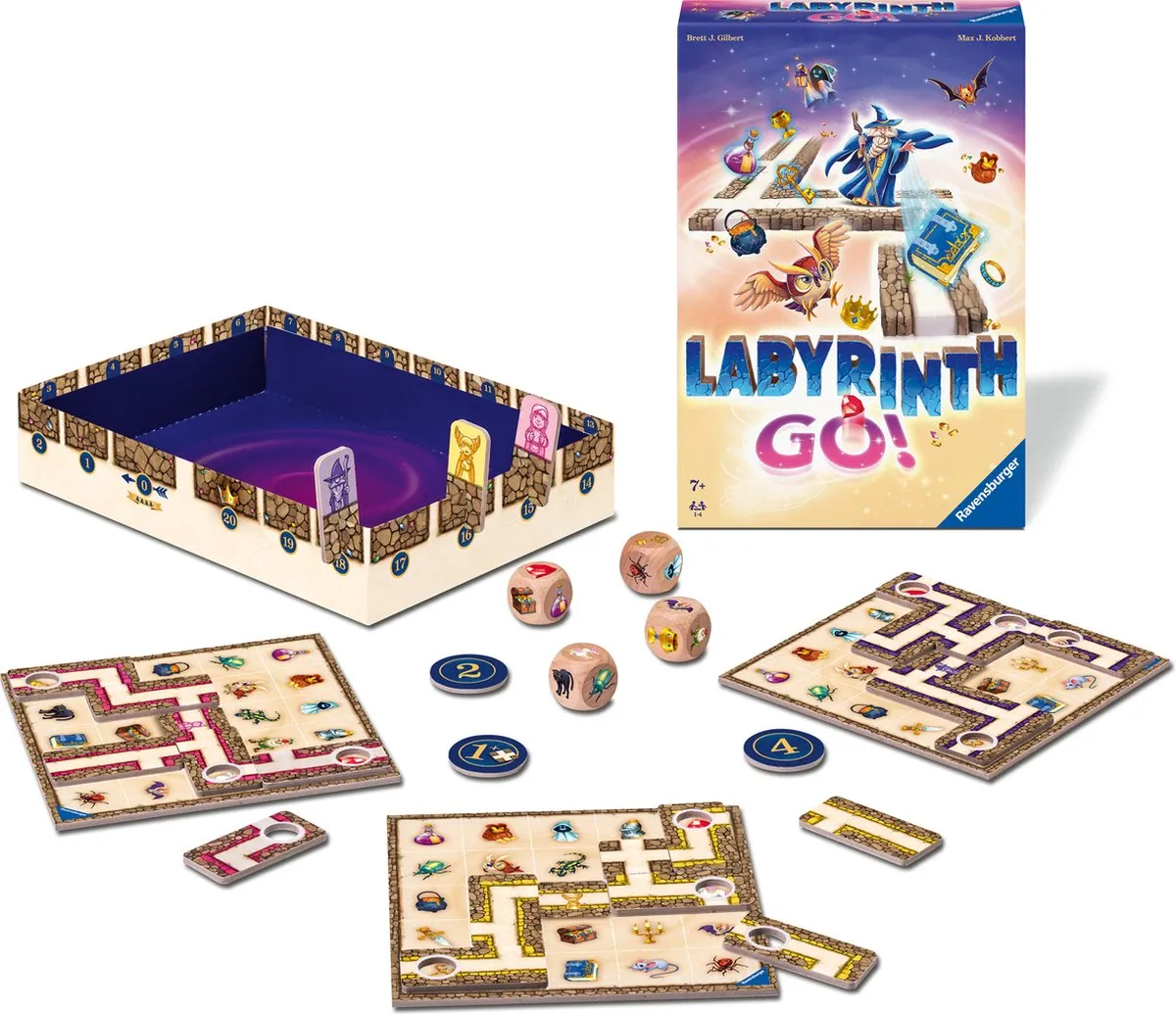 Ravensburger Labyrinth Go Bordspel 2-4 Spelers - MPN 24699