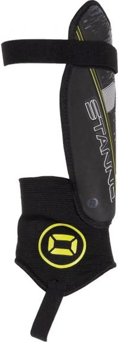 Stanno Pro Guard II Scheenbeschermers Maat L - Zwart/Geel