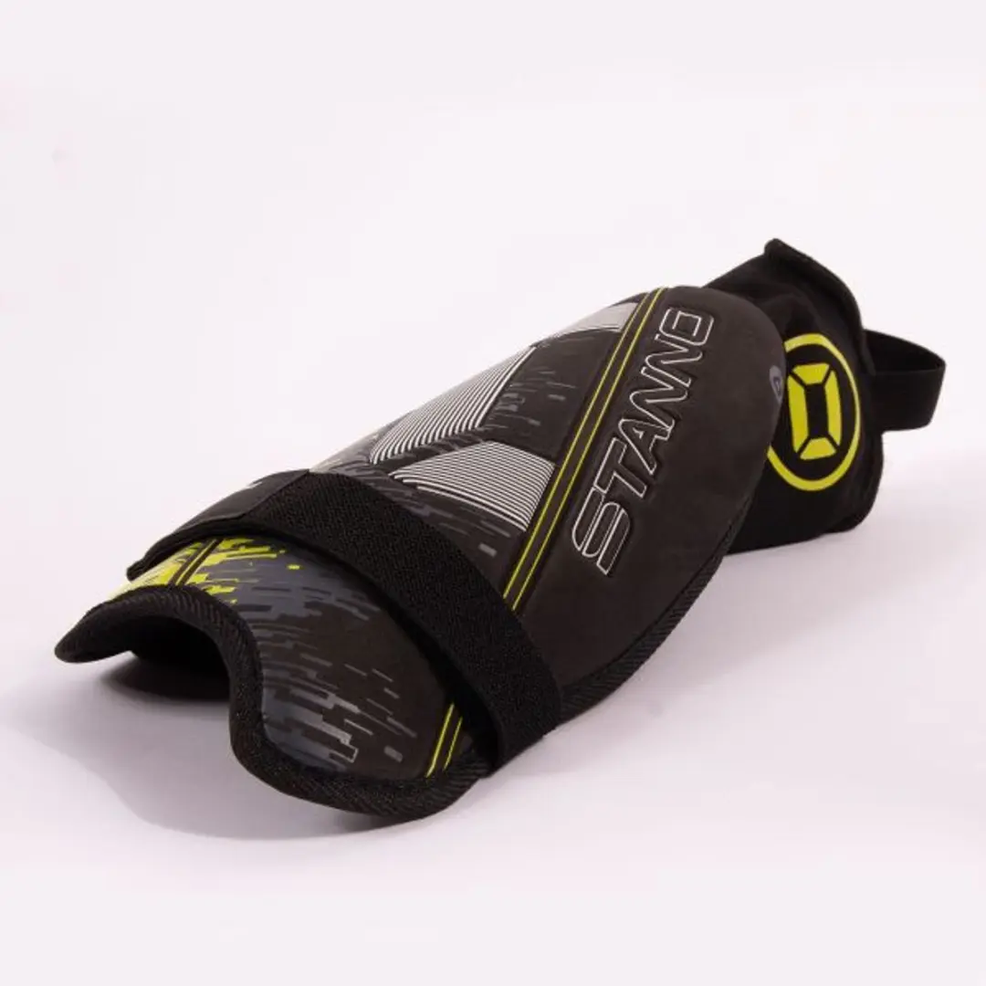 Stanno Pro Guard II Scheenbeschermers Maat L - Zwart/Geel