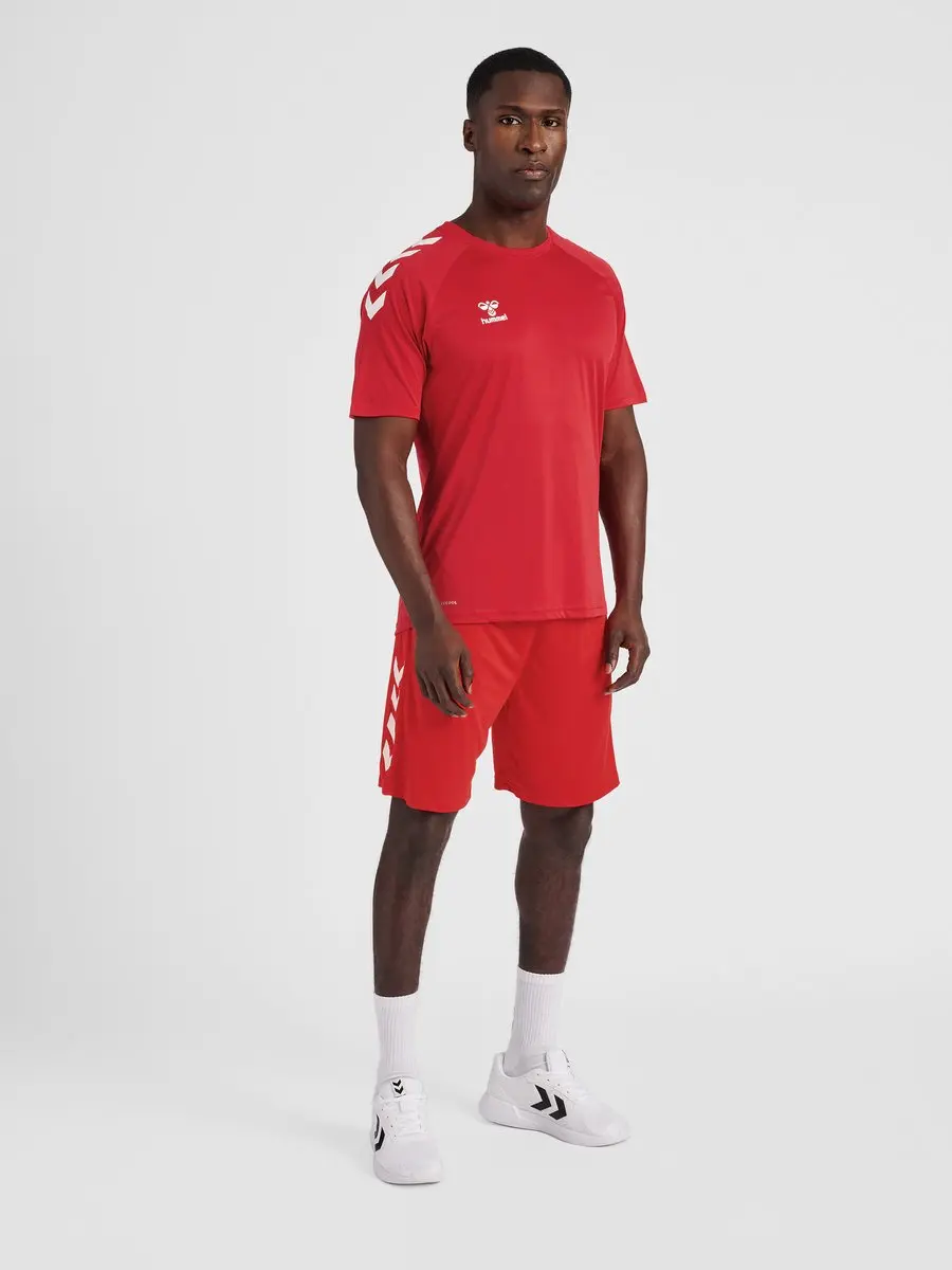 Hummel Hmlcore Xk Poly Shorts 211466 - 3XL - Rood - afbeelding 6 van 6