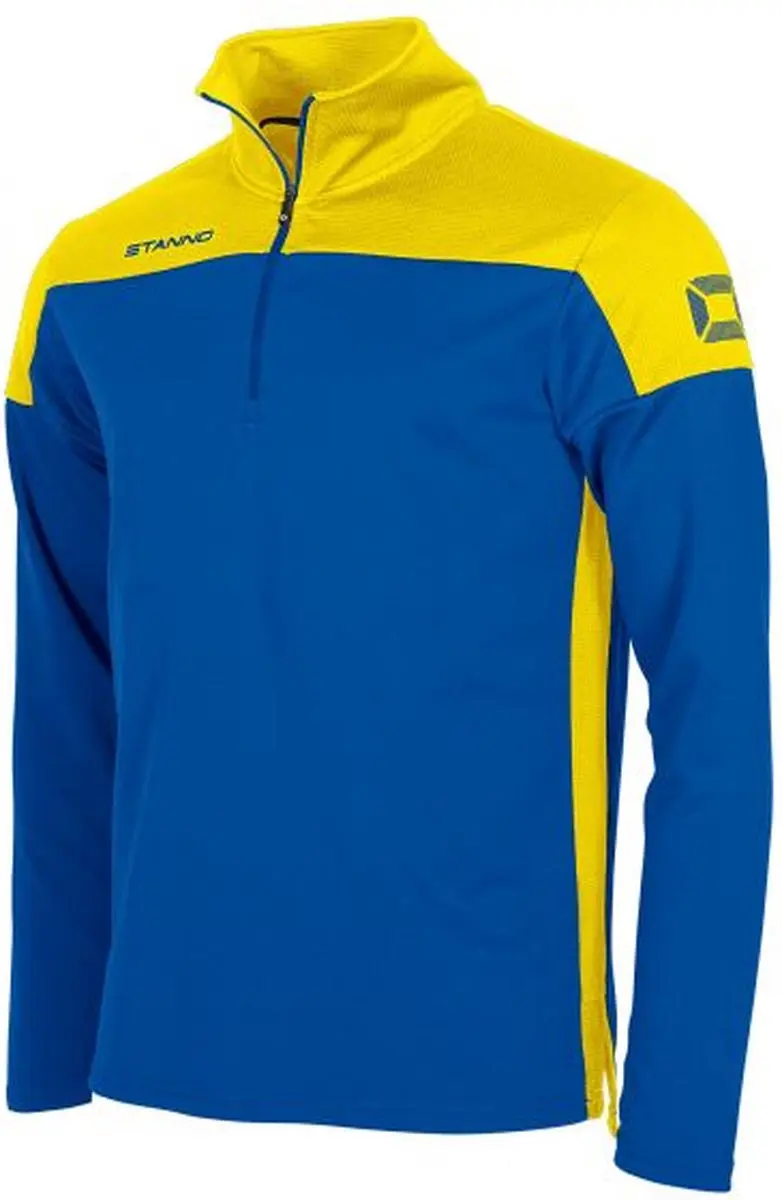 Stanno Pride 1/4 Zip Top - 116 - Blauw/Geel