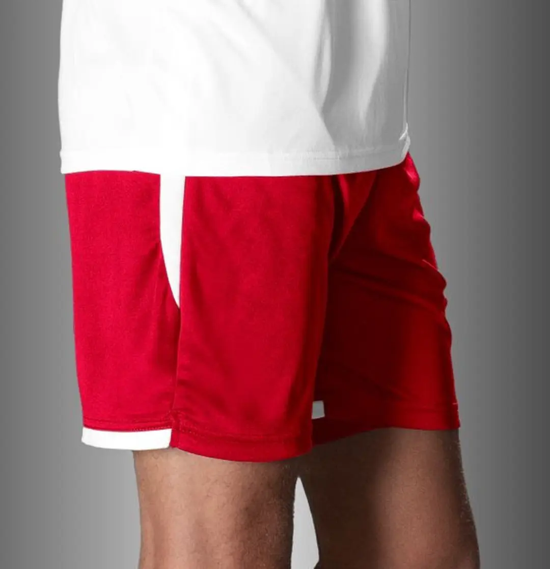 Stanno Focus Short Sportbroek 140 - Rood/Wit