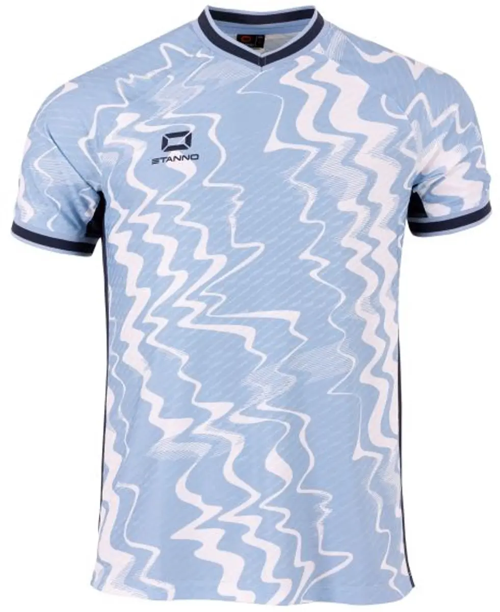 Stanno Wave Shirt 140 - Lichtblauw/Wit/Navy