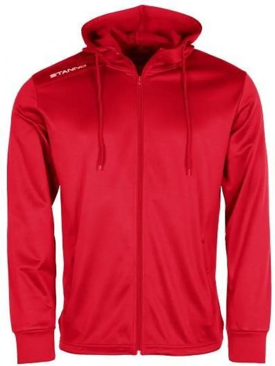 Stanno Field Hooded Full Zip Top - M - Rood
