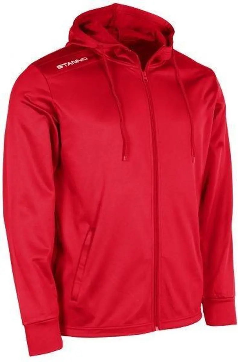 Stanno Field Hooded Full Zip Top - M - Rood - afbeelding 6 van 6