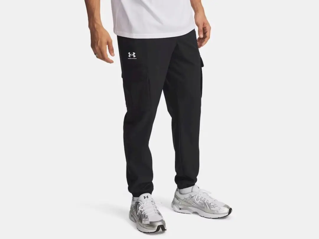 Under Armour UA Vibe Woven Cargo Pants 1386558-001 - Heren Trainingsbroek XL - Zwart