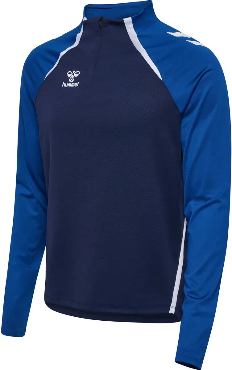 Hummel Hmllead 2.0 Half Zip T-shirt - Marine