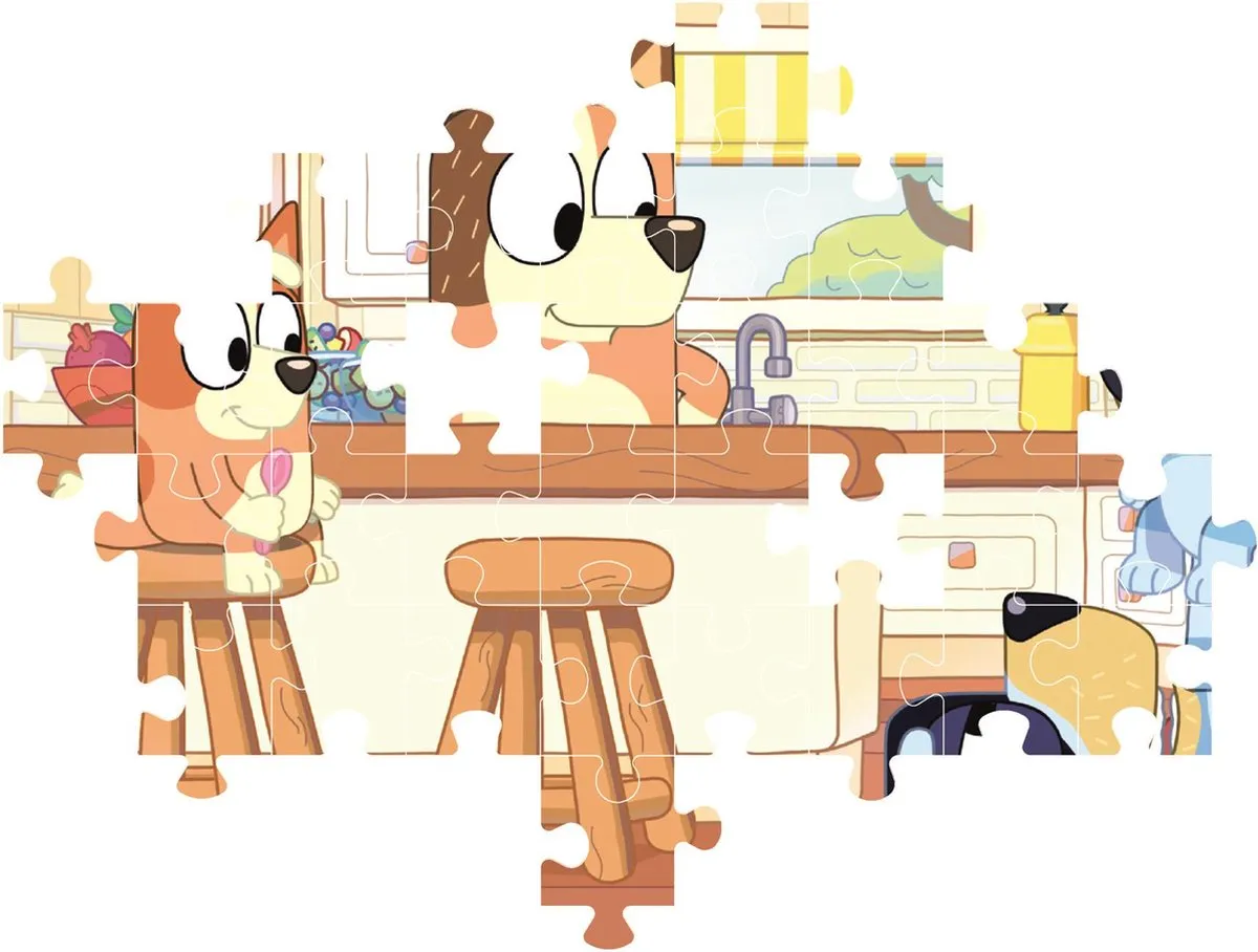 Clementoni Bluey Puzzel 104 Stukjes - Vanaf 6 Jaar